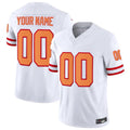 Odoa Custom TB.Buccaneers White Vapor F.U.S.E. Limited Stitched Jerseys
