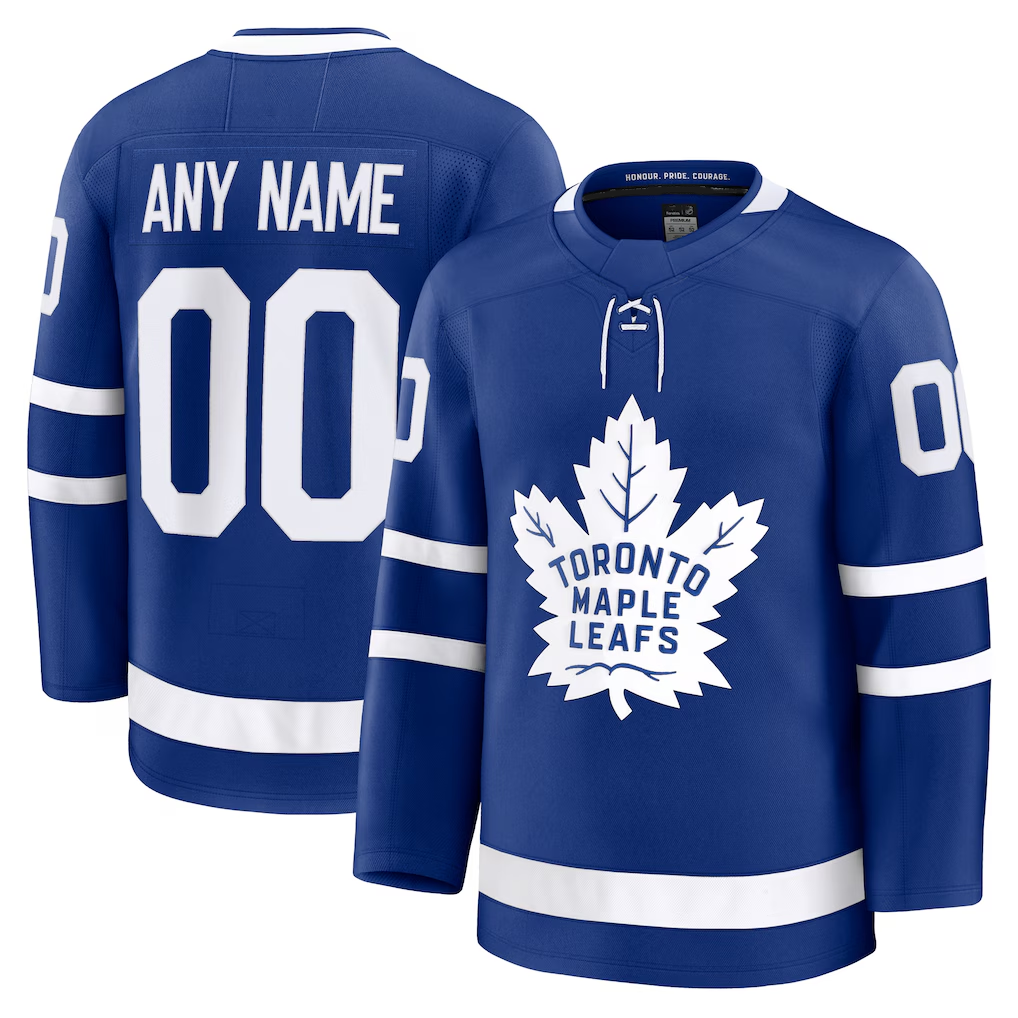 Odoa Custom TM.Leafs Blue Home Premium Jerseys