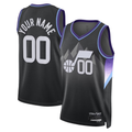 Odoa Custom U.Jazz Black 2025 Swingman Stitched Jerseys - Statement Edition