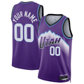 Odoa Custom U.Jazz Purple Swingman Stitched Jerseys - Icon Edition
