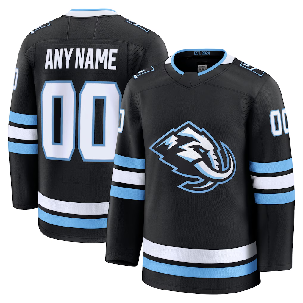 Odoa Custom U.Mammoth Black Home Premium Jerseys