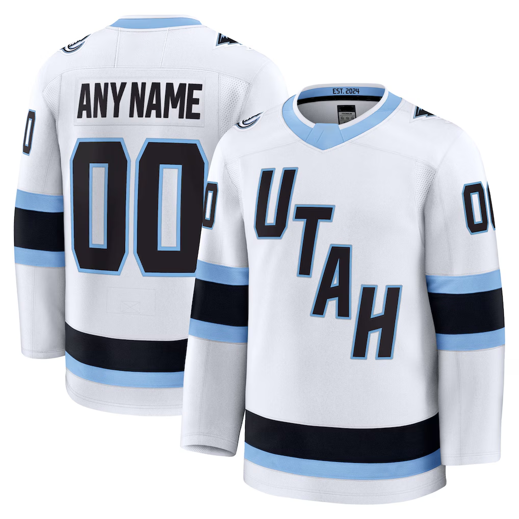 Odoa Custom U.Mammoth White Away Premium Jerseys