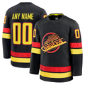 Odoa Custom V.Canucks Black Alternate Premium Jerseys