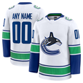 Odoa Custom V.Canucks White Away Premium Jerseys