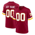 Odoa Custom W.Commanders Burgundy Game Home Any Name & Numbers Stitched Jerseys