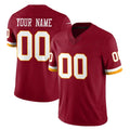 Odoa Custom W.Commanders Burgundy Limited Team Vapor F.U.S.E. Home Game Any Name & Numbers Stitched Jerseys