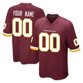 Odoa Custom W.Commanders Burgundy Team Color Home Game Any Name & Numbers Stitched Jerseys