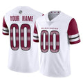 Odoa Custom W.Commanders White Limited Vapor Home Game Any Name & Numbers Stitched Jerseys