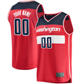 Odoa Custom W.Wizards  Red Fast Break Replica Jerseys - Icon Edition