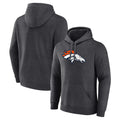 Odoa D.Broncos Ash One Color Pullover Hoodie Limited Blank Player Stitched Jerseys