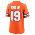 Odoa D.Broncos #19 Marvin Mims Jr Orange Mile High Collection 1977 Throwback Player Game Stitched Jerseys