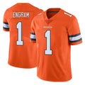 Odoa D.Broncos #1 Evan Engram Player Orange Vapor Untouchable Limited Home Game Stitched Jerseys