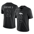 Odoa D.Broncos #2 Pat Surtain II Player Black Reflective Limited Stitched Jerseys