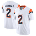 Odoa D.Broncos #2 Patrick Surtain II Player White Vapor F.U.S.E. Limited Stitched Jerseys