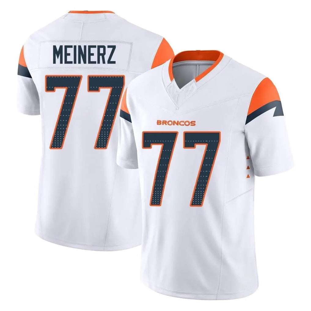 Odoa D.Broncos #77 Quinn Meinerz Player White Limited Vapor F.U.S.E. Home Game Stitched Jerseys