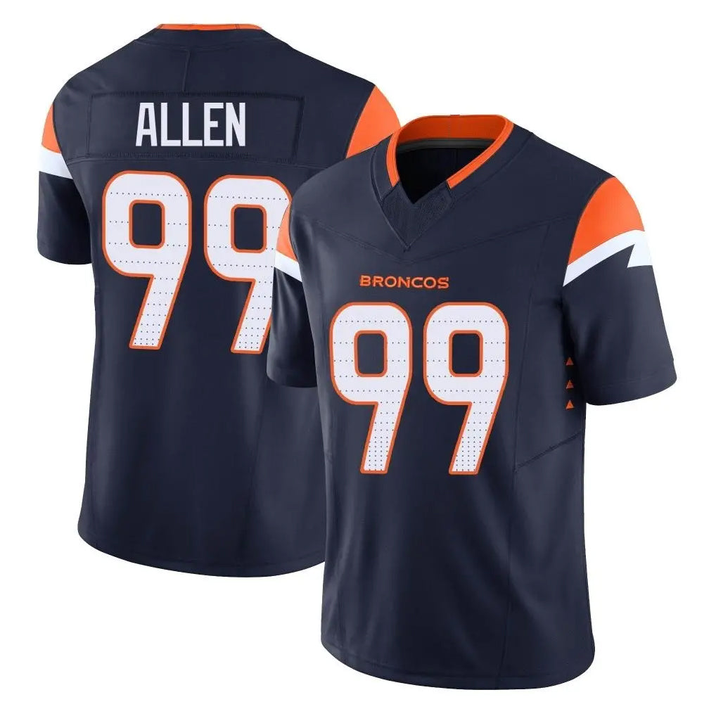 Odoa D.Broncos #99 Zach Allen Player Navy Limited Vapor F.U.S.E. Home Game Stitched Jerseys