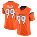 Odoa D.Broncos #99 Zach Allen Player Orange Vapor F.U.S.E. Limited Home Game Stitched Jerseys