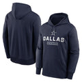 Odoa D.Cowboys Navy Toss Sweep Performance Pullover Hoodie Limited Blank Player Stitched Jerseys