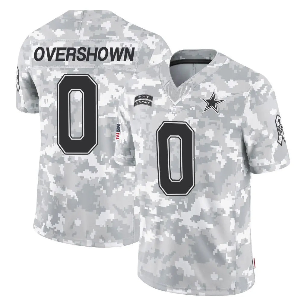 Odoa D.Cowboys #0 DeMarvion Overshown Player Arctic Camo Salute to Service Limited Home Game Stitched Jerseys