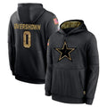 Odoa D.Cowboys #0 DeMarvion Overshown Player Black Salute to Service Pullover Hoodies Limited Stitched Jerseys