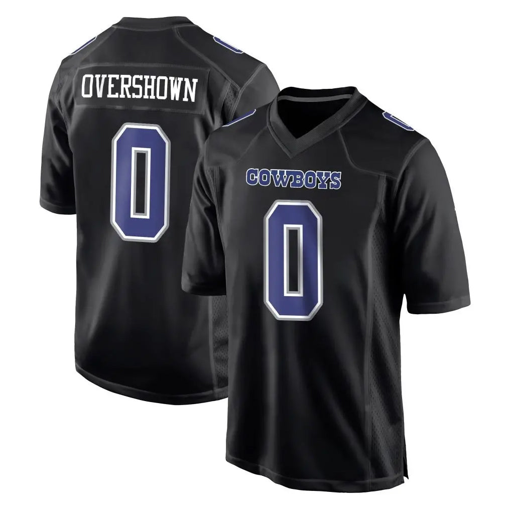 Odoa D.Cowboys #0 DeMarvion Overshown Player Carbon Black Fashion Home Game Stitched Jerseys