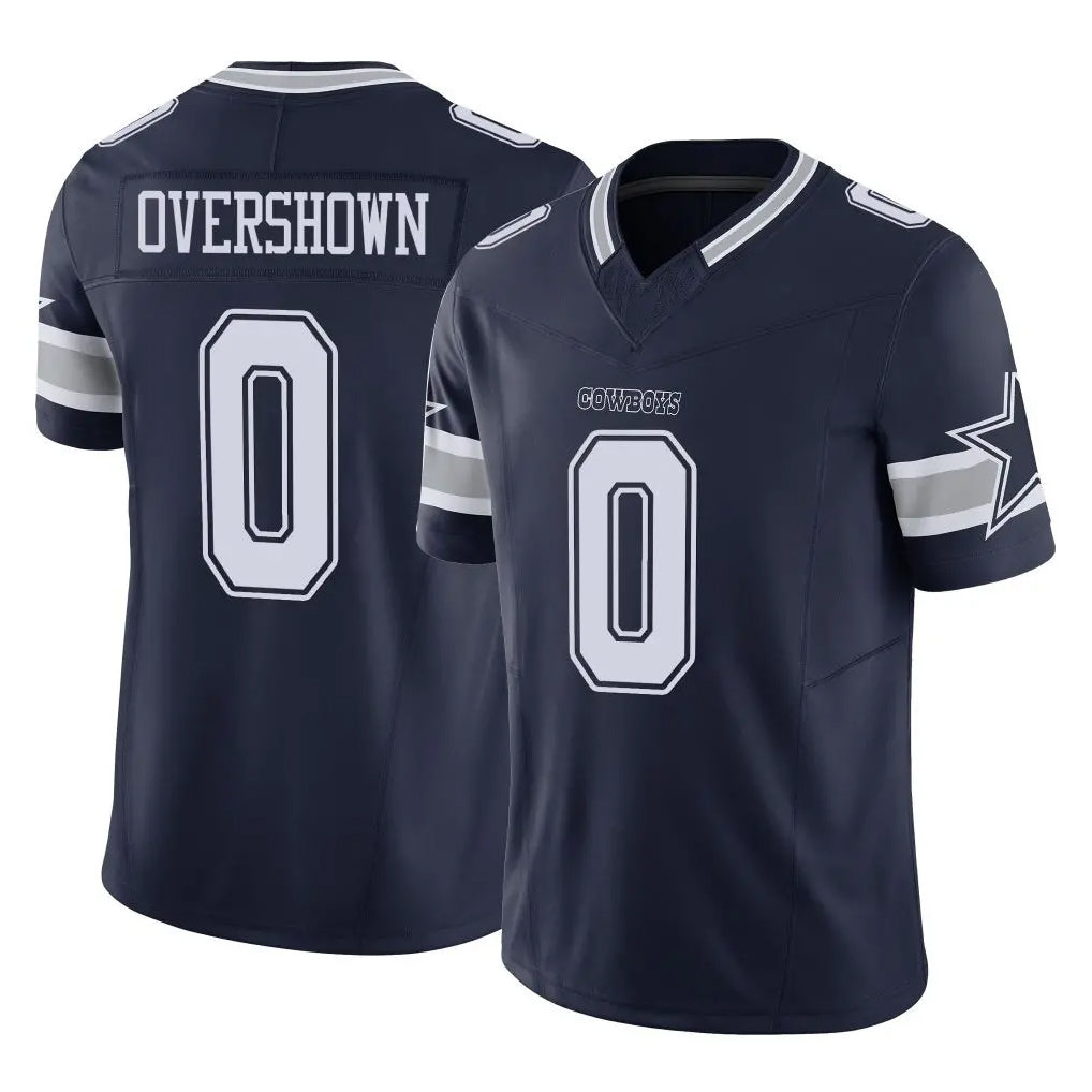 Odoa D.Cowboys #0 DeMarvion Overshown Player Navy Limited Vapor F.U.S.E. Home Game Stitched Jerseys