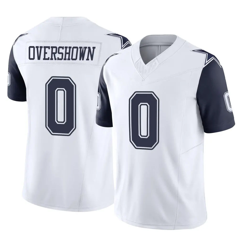 Odoa D.Cowboys #0 DeMarvion Overshown Player White-Navy Limited Vapor F.U.S.E. Home Game Stitched Jerseys