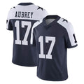 Odoa D.Cowboys #17 Brandon Aubrey Player Navy-White Limited Alternate Vapor Untouchable Home Game Stitched Jerseys