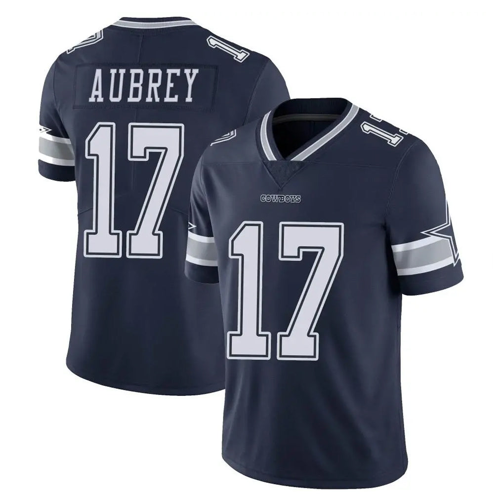 Odoa D.Cowboys #17 Brandon Aubrey Player Navy Vapor Untouchable Limited Home Game Stitched Jerseys