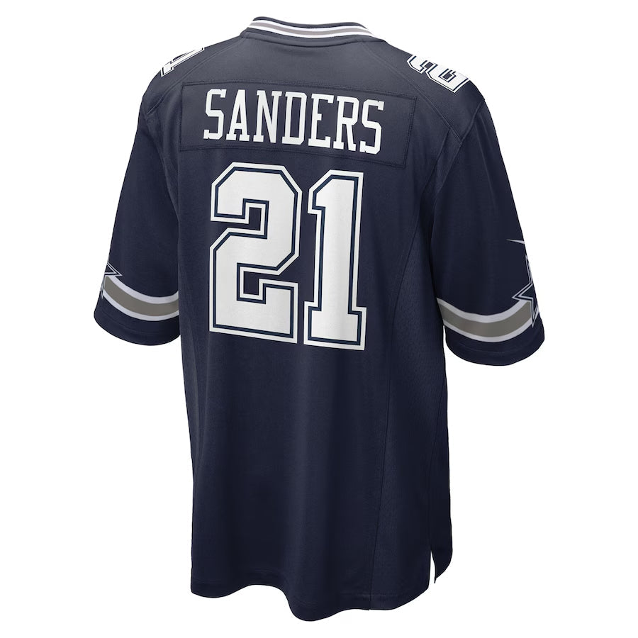 Odoa D.Cowboys #21 Deion Sanders Player Navy Home Game Stitched Jerseys
