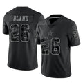 Odoa D.Cowboys #26 DaRon Bland Player Black Limited Reflective Home Game Stitched Jerseys