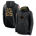 Odoa D.Cowboys #26 DaRon Bland Player Black Salute to Service Pullover Hoodies Limited Stitched Jerseys