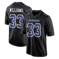 Odoa D.Cowboys #33 Javonte Williams Player Carbon Black Fashion Home Game Stitched Jerseys