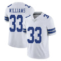 Odoa D.Cowboys #33 Javonte Williams Player White Vapor Untouchable Limited Home Game Stitched Jerseys