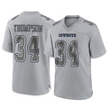 Odoa D.Cowboys #34 Jalen Thompson Player Gray Atmosphere Fashion Home Game Stitched Jerseys