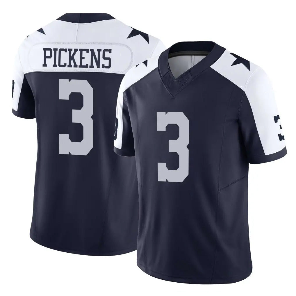 Odoa D.Cowboys #3 George Pickens Player Navy-White Limited Alternate Vapor F.U.S.E. Home Game Stitched Jerseys