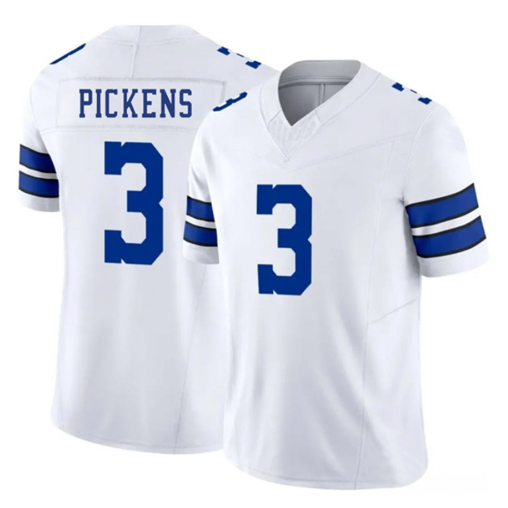 Odoa D.Cowboys #3 George Pickens Player White Vapor F.U.S.E. Limited Stitched Jerseys
