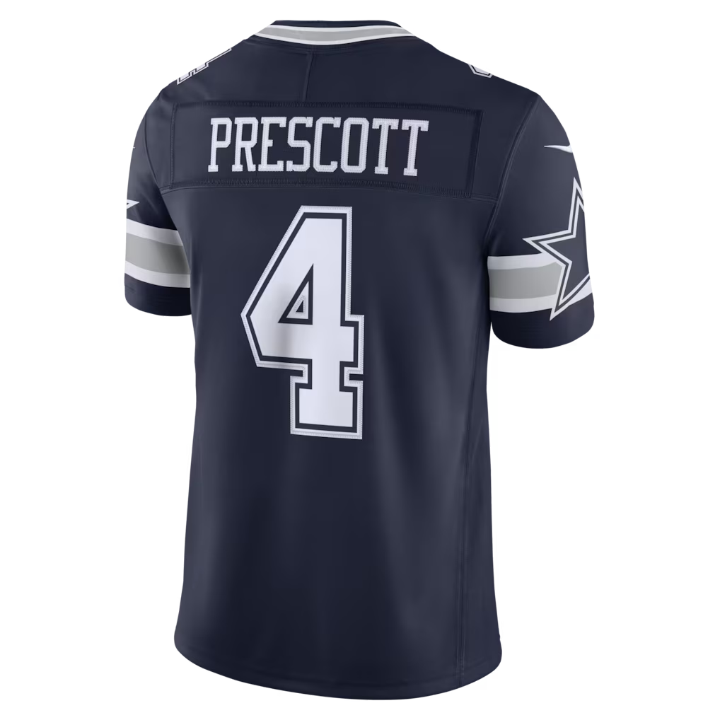 Odoa D.Cowboys #4 Dak Prescott Navy Team Vapor F.U.S.E. Stitched Limited Stitched Jerseys