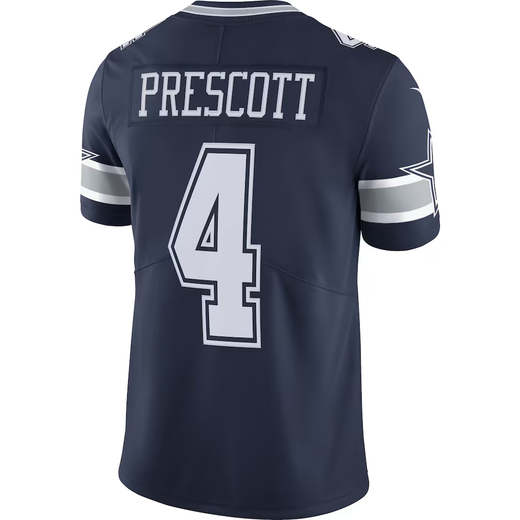 Odoa D.Cowboys #4 Dak Prescott Navy Vapor Limited Player Stitched Jerseys
