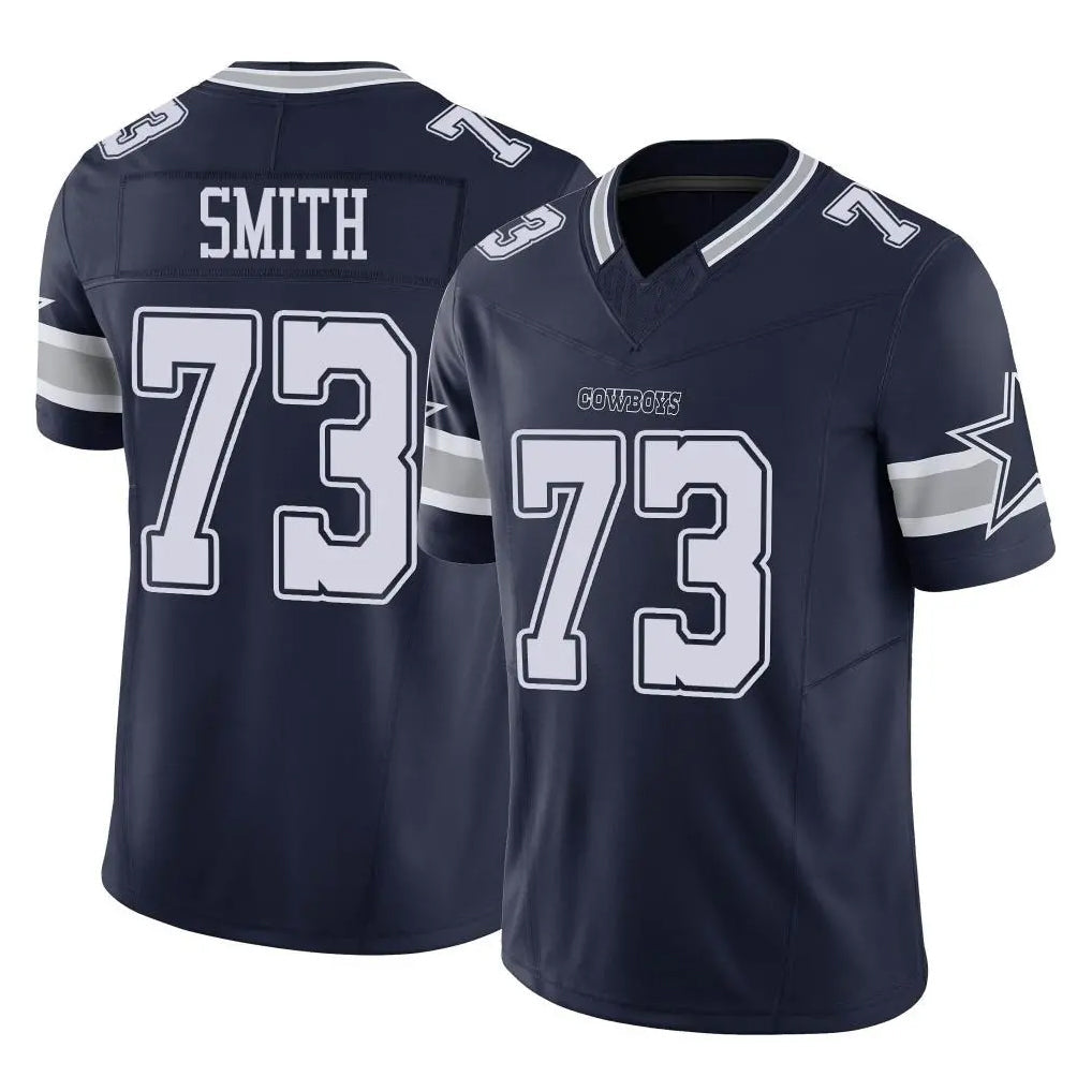 Odoa D.Cowboys #73 Tyler Smith Player Navy Limited Vapor F.U.S.E. Home Game Stitched Jerseys