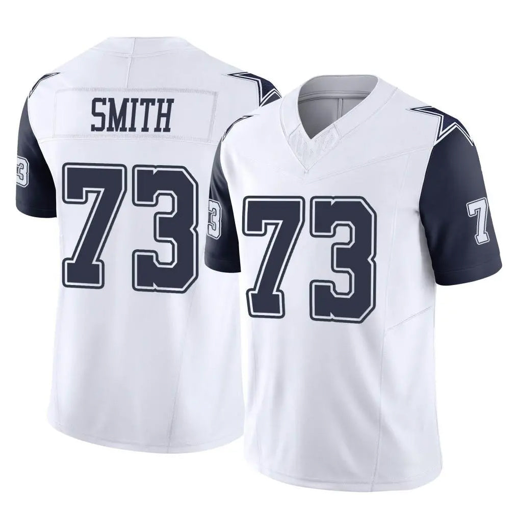 Odoa D.Cowboys #73 Tyler Smith Player White-Navy Limited Vapor F.U.S.E. Home Game Stitched Jerseys