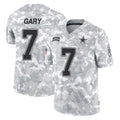 Odoa D.Cowboys #7 Rashan Gary Player Arctic Camo Salute to Service Limited Home Game Stitched Jerseys