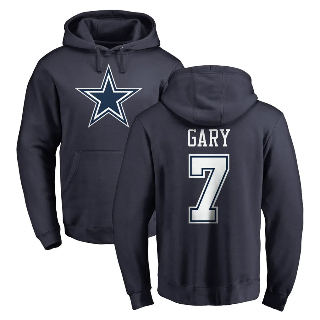 Odoa D.Cowboys #7 Rashan Gary Player Navy Pullover Hoodies Limited Stitched Jerseys