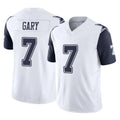 Odoa D.Cowboys #7 Rashan Gary Player White-Navy Limited Vapor F.U.S.E. Home Game Stitched Jerseys