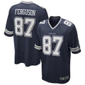 Odoa D.Cowboys #87 Jake Ferguson Navy Game Jersey American Stitched  Jerseys
