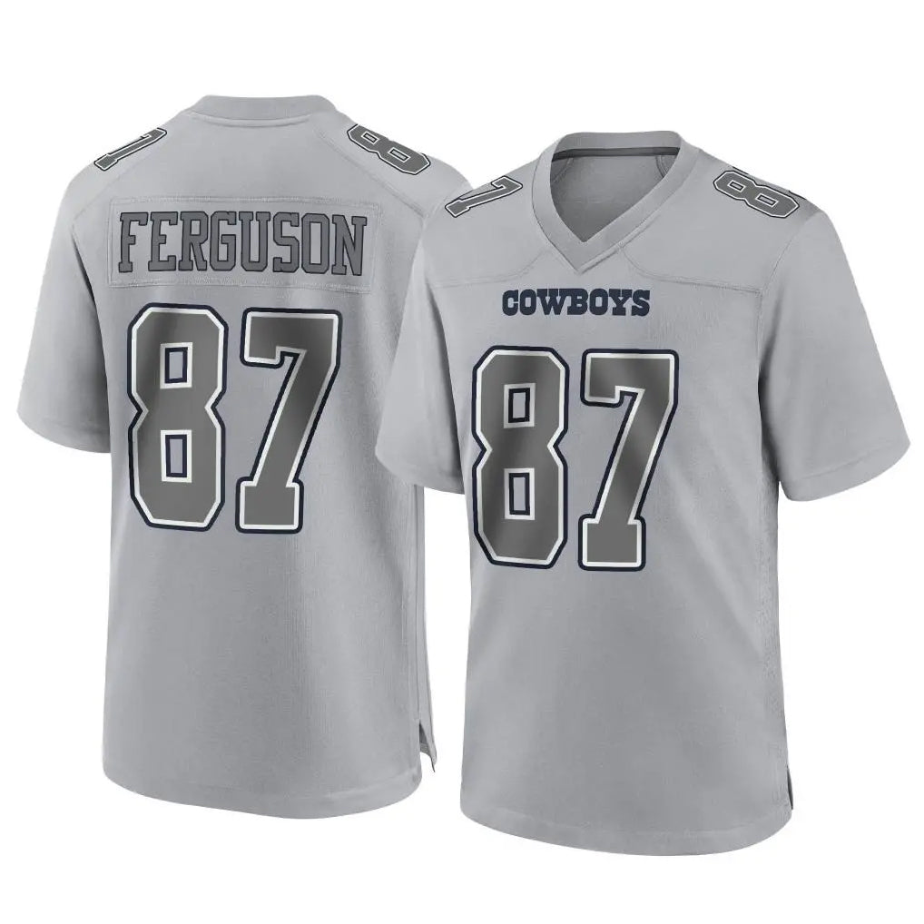 Odoa D.Cowboys #87 Jake Ferguson Player Gray Atmosphere Fashion Home Game Stitched Jerseys
