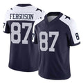 Odoa D.Cowboys #87 Jake Ferguson Player Navy-White Limited Alternate Vapor F.U.S.E. Home Game Stitched Jerseys