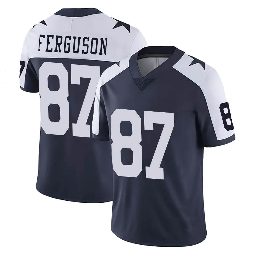 Odoa D.Cowboys #87 Jake Ferguson Player Navy-White Limited Alternate Vapor Untouchable Home Game Stitched Jerseys