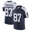 Odoa D.Cowboys #87 Jake Ferguson Player Navy-White Limited Alternate Vapor Untouchable Home Game Stitched Jerseys