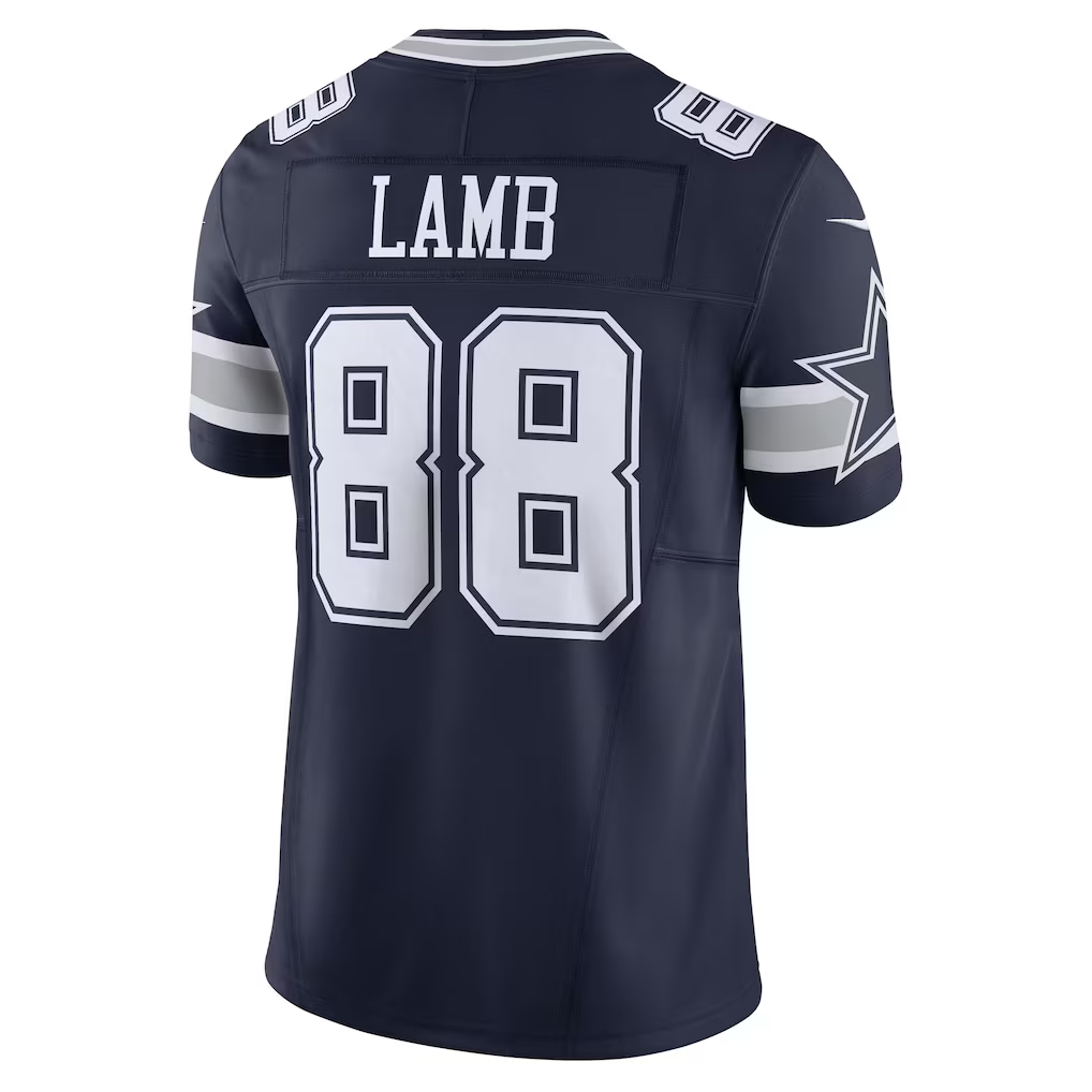 Odoa D.Cowboys #88 CeeDee Lamb Navy Vapor F.U.S.E. Limited Stitched Jersey